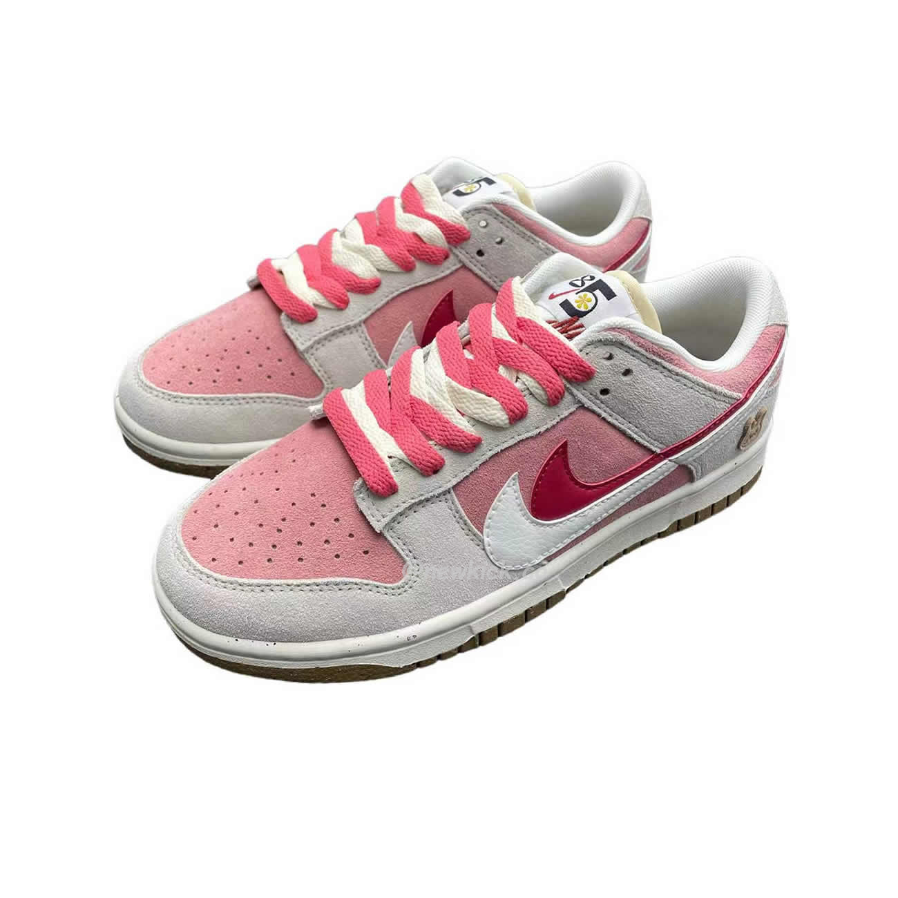 Nike Sb Dunk Low Se 85 Double Swoosh Grey Pink Rabbit Do9457 117 (2) - newkick.app